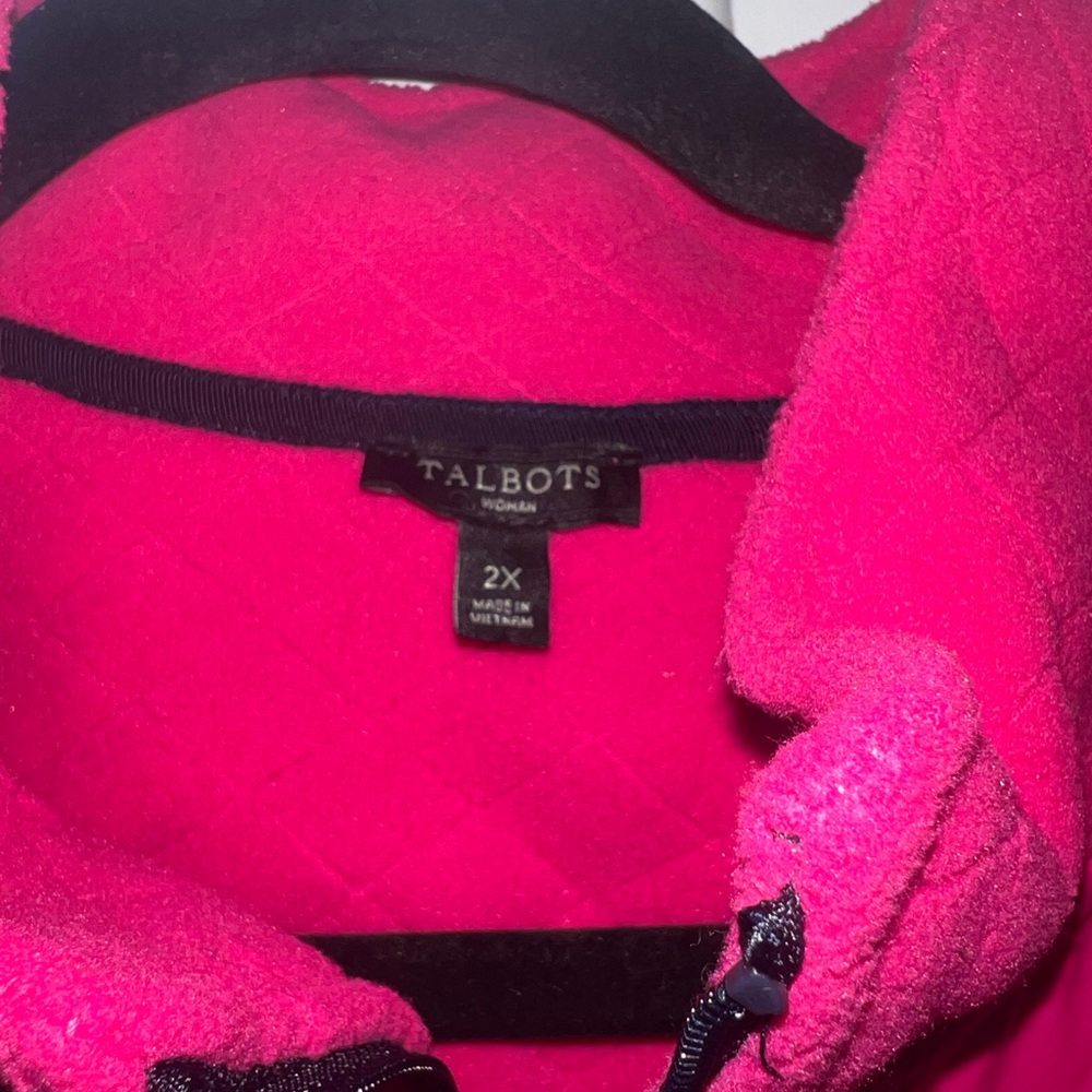 Talbots Fuchsia Quilted Jacket - Picture 4 of 8